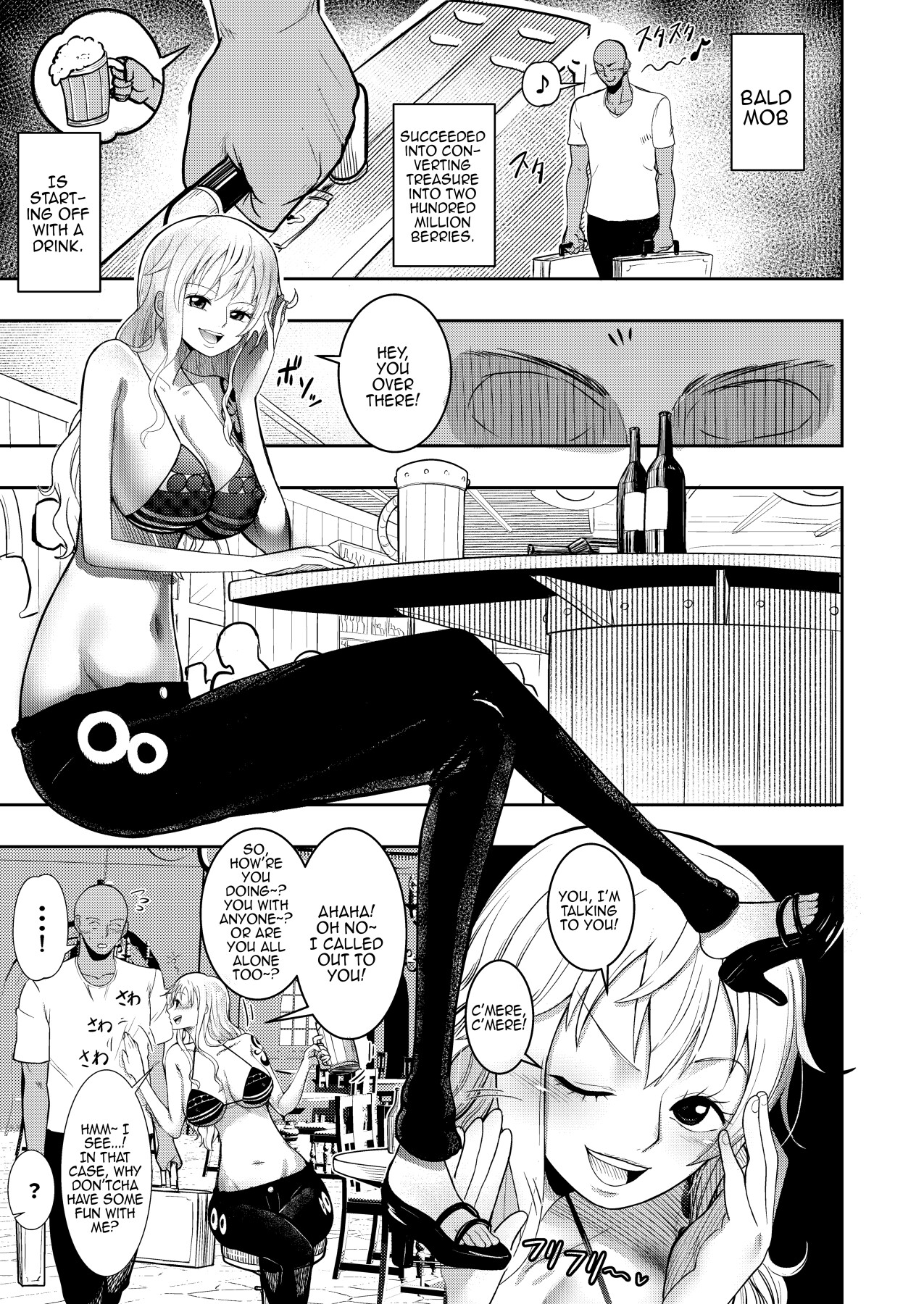 Hentai Manga Comic-Book About Nami Getting Taught A Lesson By A Bald Mob In Strip Rock, Paper, Scissors-Read-2